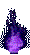 animated purple flame